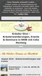 Mobile Screenshot of kraeuter-sinn.de
